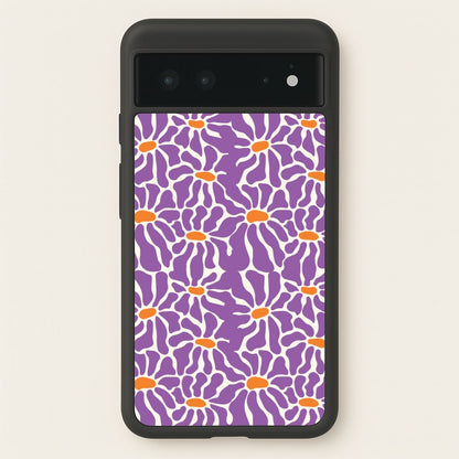 Purple Flowers - Summer  - Summer Phone Case for Google Pixel 6