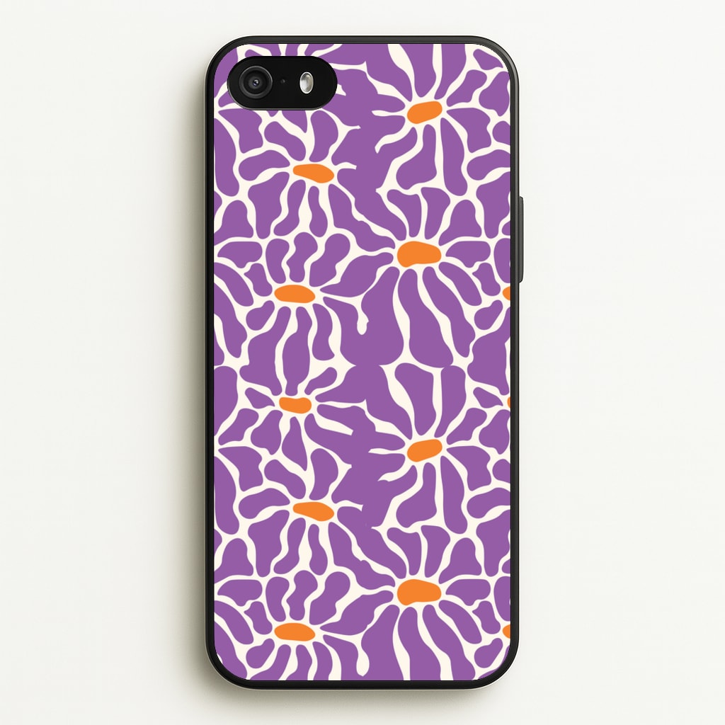 Purple Flowers - Summer  - Summer Phone Case for iPhone 5 / 5s / SE 2016