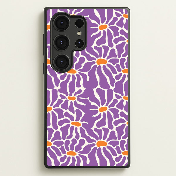 Purple Flowers - Summer  - Summer Phone Case for Galaxy S25 Ultra