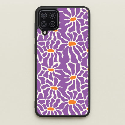 Purple Flowers - Summer  - Summer Phone Case for Galaxy A12