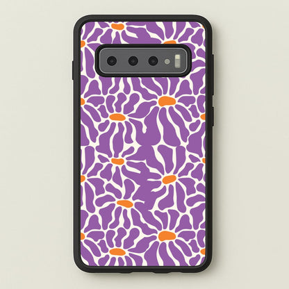 Purple Flowers - Summer  - Summer Phone Case for Galaxy S10