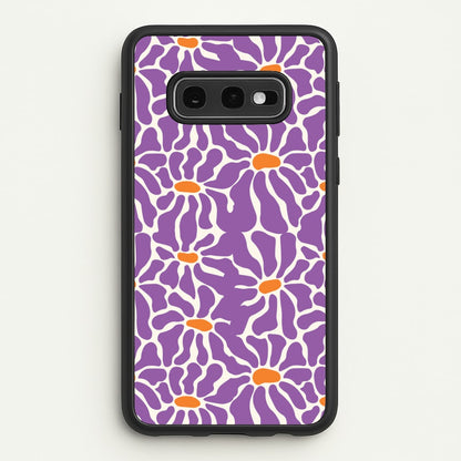 Purple Flowers - Summer  - Summer Phone Case for Galaxy S10e