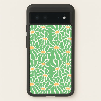 Green Flowers - Summer  - Summer Phone Case for Google Pixel 6