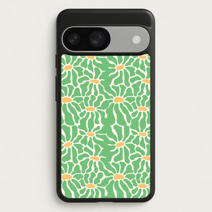 Green Flowers - Summer  - Summer Phone Case for Google Pixel 9 / 9 Pro
