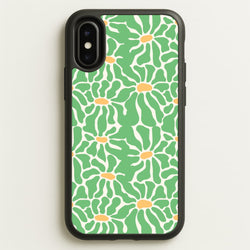 Green Flowers - Summer  - Summer Phone Case for iPhone X / XS
