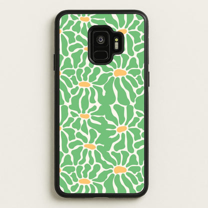 Green Flowers - Summer  - Summer Phone Case for Galaxy S9