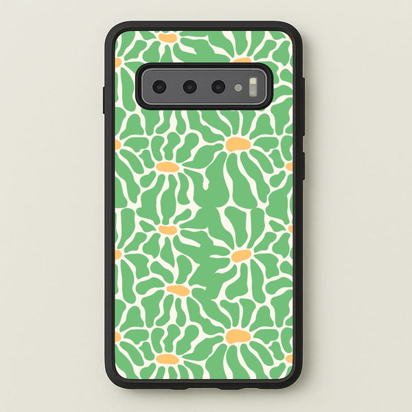 Green Flowers - Summer  - Summer Phone Case for Galaxy S10