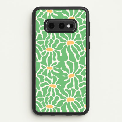 Green Flowers - Summer  - Summer Phone Case for Galaxy S10e
