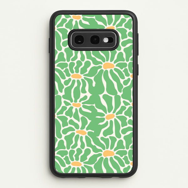 Green Flowers - Summer  - Summer Phone Case for Galaxy S10e