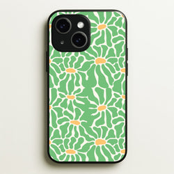 Green Flowers - Summer  - Summer Phone Case for iPhone 15