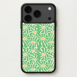Green Flowers - Summer Phone Case for iPhone 17 Pro