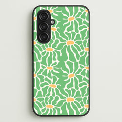 Green Flowers - Summer  - Summer Phone Case for Galaxy S23FE