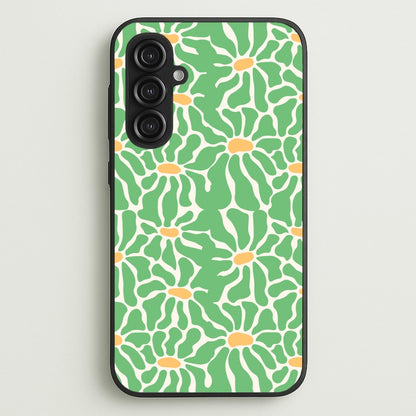 Green Flowers - Summer  - Summer Phone Case for Galaxy S23FE