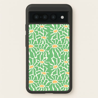 Green Flowers - Summer  - Summer Phone Case for Google Pixel 7 Pro