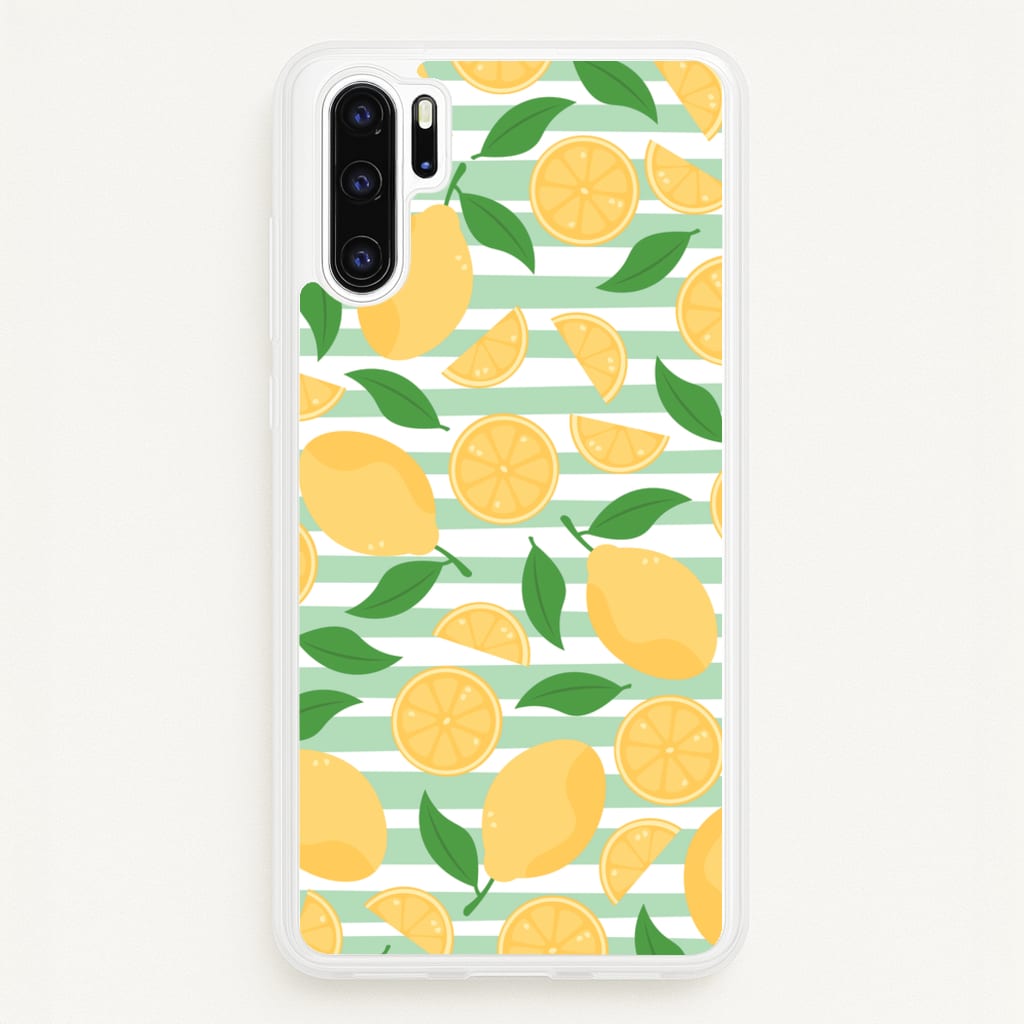 Lemons Pattern - Summer  - Summer Phone Case for Huawei P30 Pro