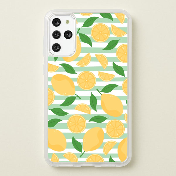 Lemons Pattern - Summer  - Summer Phone Case for Galaxy S20 Plus