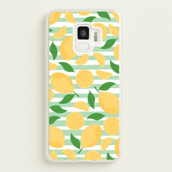 Lemons Pattern - Summer  - Summer Phone Case for Galaxy S9