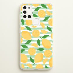 Lemons Pattern - Summer  - Summer Phone Case for Galaxy A21s