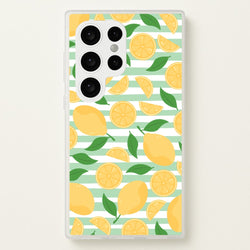 Lemons Pattern - Summer  - Summer Phone Case for Galaxy S24 Ultra