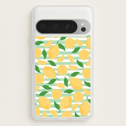 Lemons Pattern - Summer  - Summer Phone Case for Google Pixel 9 Pro XL
