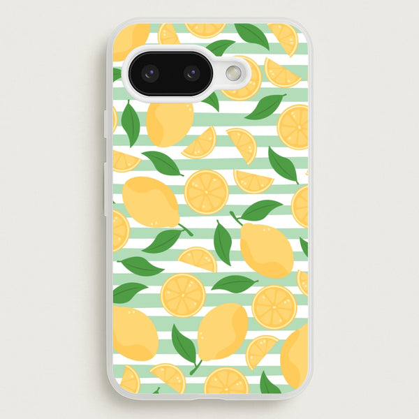 Lemons Pattern - Summer  - Summer Phone Case for Google Pixel 9a