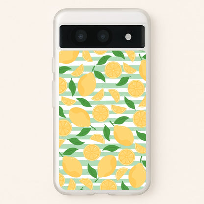 Lemons Pattern - Summer  - Summer Phone Case for Google Pixel 8a