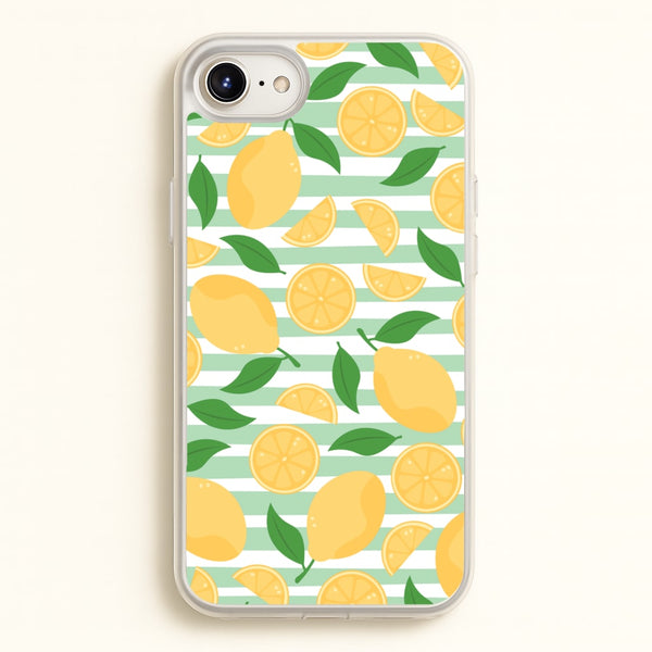 Lemons Pattern - Summer  - Summer Phone Case for iPhone 6 Plus / 7 Plus / 8 Plus