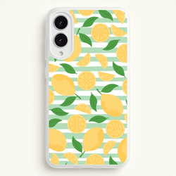 Lemons Pattern - Summer  - Summer Phone Case for Galaxy S25 Edge
