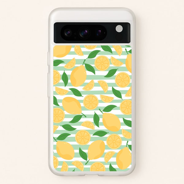 Lemons Pattern - Summer  - Summer Phone Case for Google Pixel 8 Pro