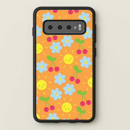 Vibey Pattern - Summer  - Summer Phone Case for Galaxy S10 Plus
