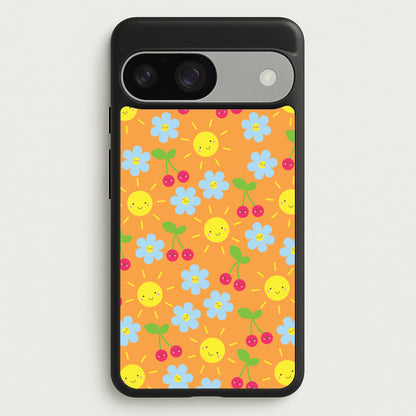 Vibey Pattern - Summer  - Summer Phone Case for Google Pixel 9 / 9 Pro