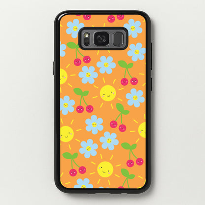 Vibey Pattern - Summer  - Summer Phone Case for Galaxy S8