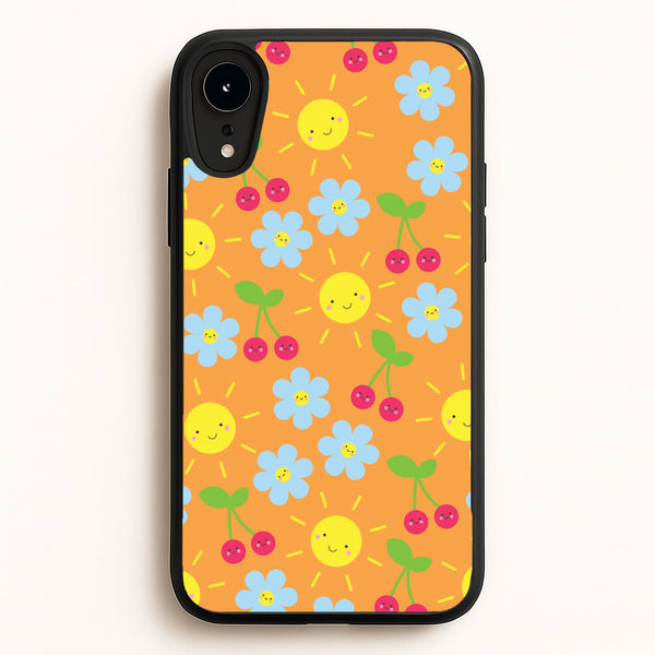 Vibey Pattern - Summer  - Summer Phone Case for iPhone XR