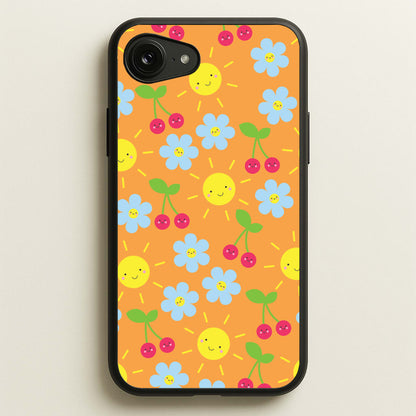 Vibey Pattern - Summer  - Summer Phone Case for iPhone 16e