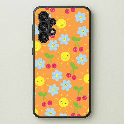 Vibey Pattern - Summer  - Summer Phone Case for Galaxy A13