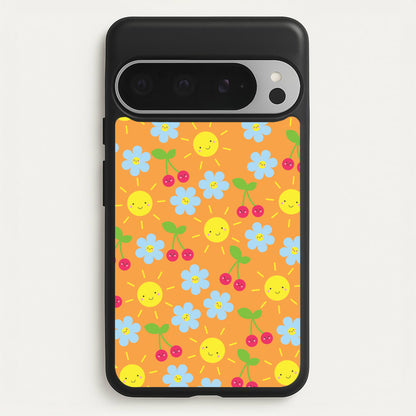 Vibey Pattern - Summer  - Summer Phone Case for Google Pixel 9 Pro XL