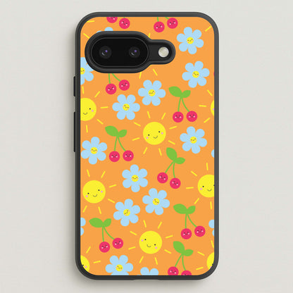 Vibey Pattern - Summer  - Summer Phone Case for Google Pixel 9a