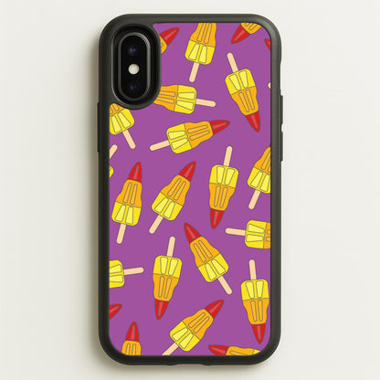Rockets - Ice Cream Patterns  - Summer Phone Case for iPhone X / XS