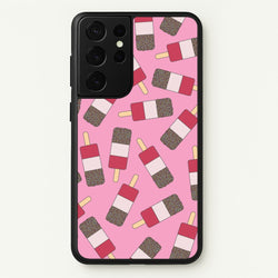 Fab - Ice Cream Patterns  - Summer Phone Case for Galaxy S21 Ultra