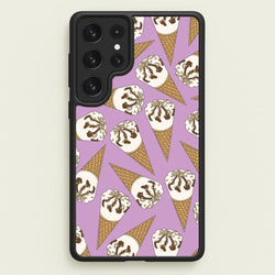 Netto - Ice Cream Patterns  - Summer Phone Case for Galaxy S23 Ultra