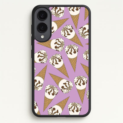 Netto - Ice Cream Patterns  - Summer Phone Case for Galaxy S25 Edge