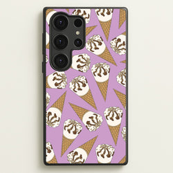 Netto - Ice Cream Patterns  - Summer Phone Case for Galaxy S25 Ultra
