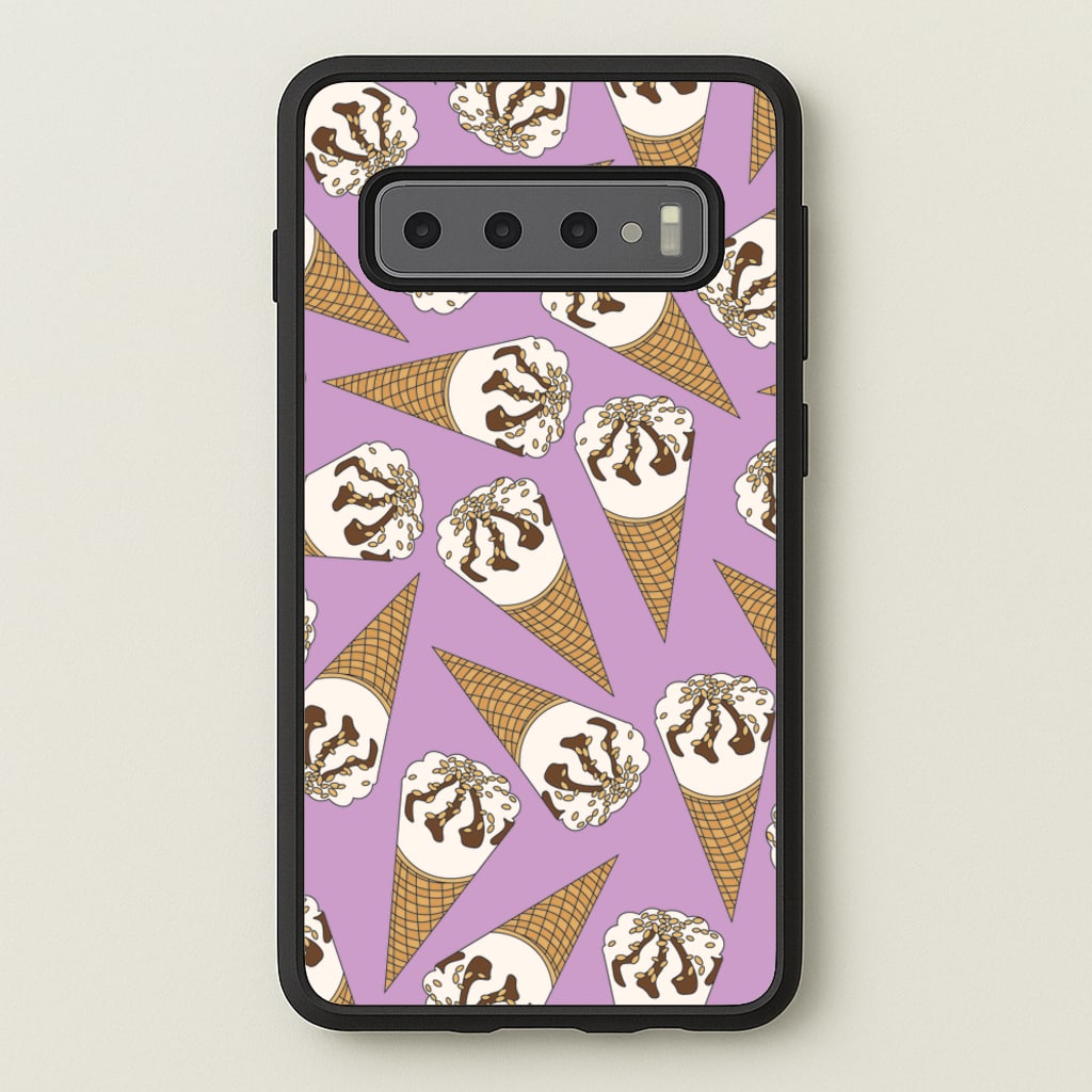 Netto - Ice Cream Patterns  - Summer Phone Case for Galaxy S10 Plus