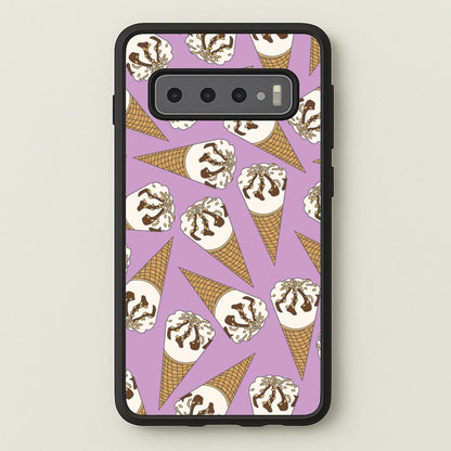 Netto - Ice Cream Patterns  - Summer Phone Case for Galaxy S10 Plus