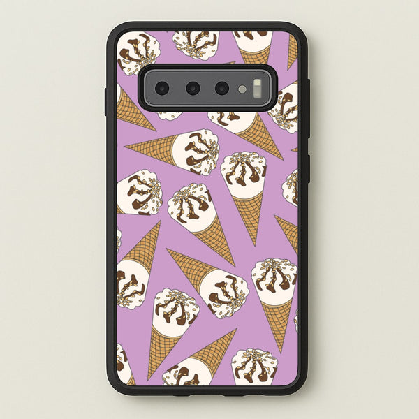 Netto - Ice Cream Patterns  - Summer Phone Case for Galaxy S10 Plus