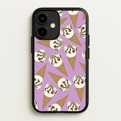 Netto - Ice Cream Patterns  - Summer Phone Case for iPhone 12 / 12 Pro