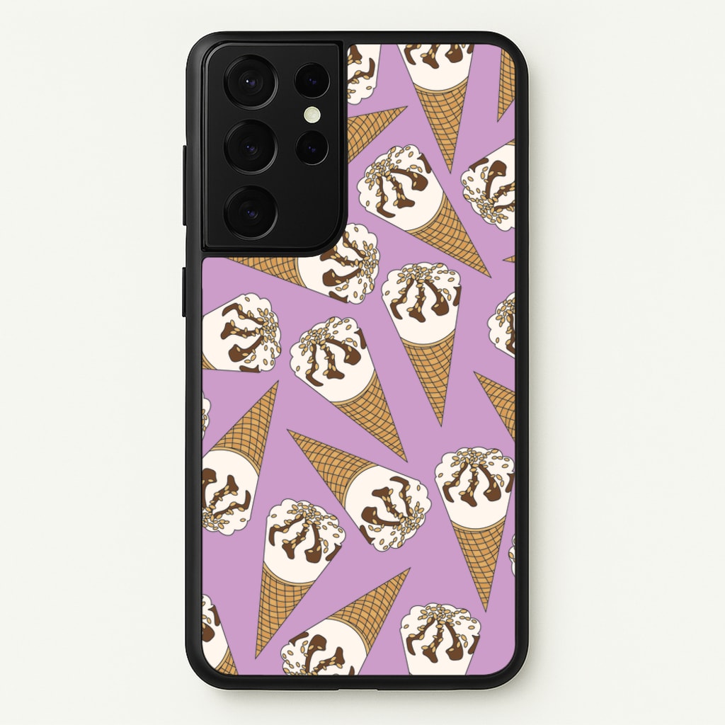 Netto - Ice Cream Patterns  - Summer Phone Case for Galaxy S21 Ultra