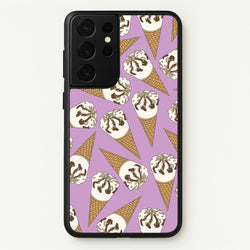 Netto - Ice Cream Patterns  - Summer Phone Case for Galaxy S21 Ultra