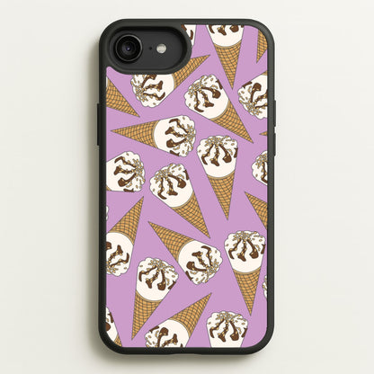 Netto - Ice Cream Patterns  - Summer Phone Case for iPhone 6 Plus / 7 Plus / 8 Plus