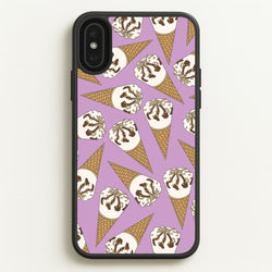 Netto - Ice Cream Patterns  - Summer Phone Case for iPhone XS Max